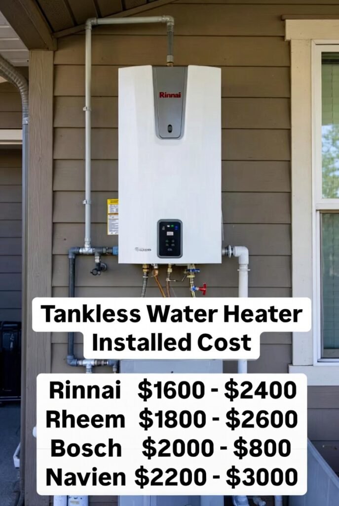 Tankless Gas Water Heater Installation Cost (Real Installed Prices + Upgrade Breakdown)