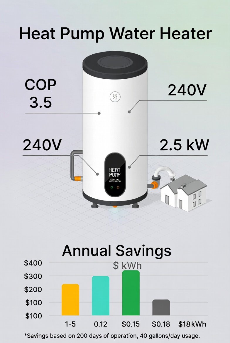 Annual savings comparison table