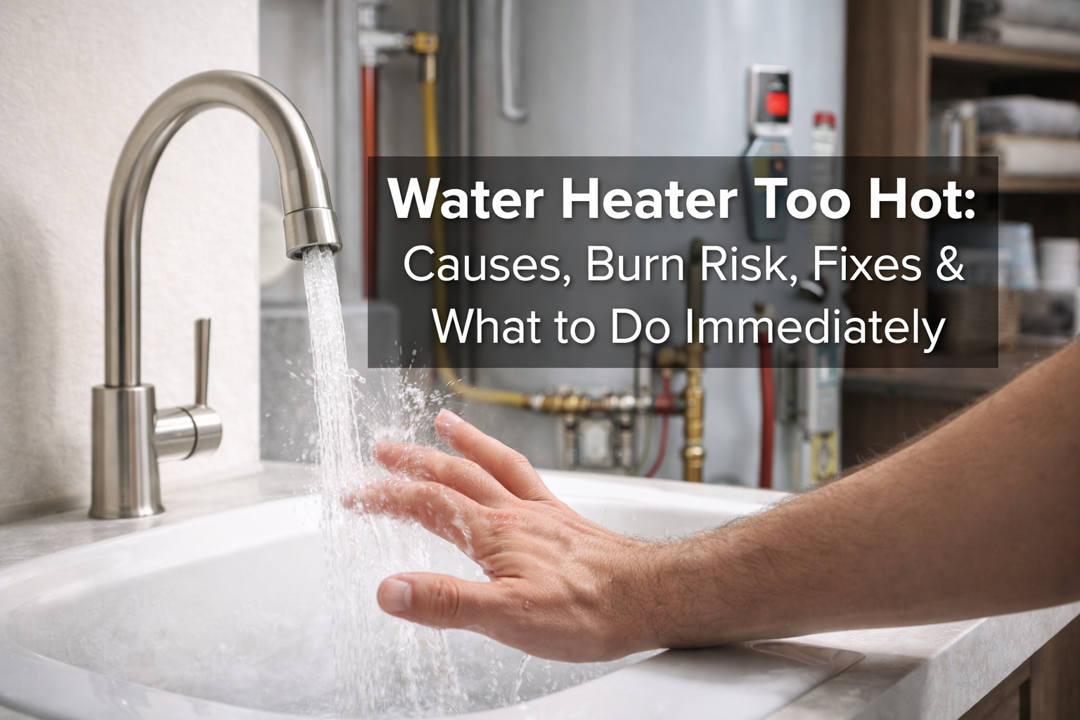 Water heater burn risk alert